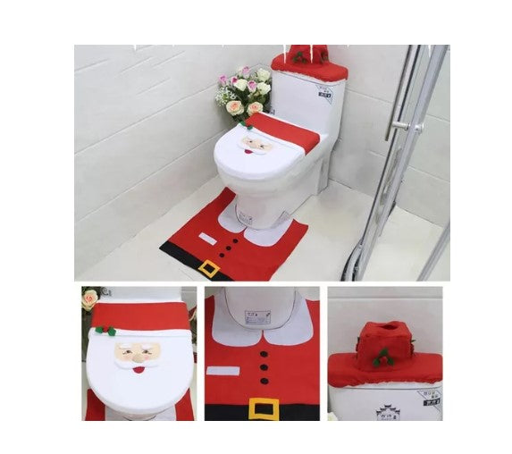 Set De Baño Decoración Cosas De Navidad